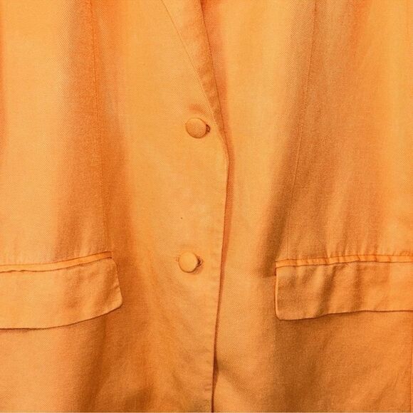 Ashley Park RTR Orange Linen Blend Blazer(Size Large) - Picture 10 of 12